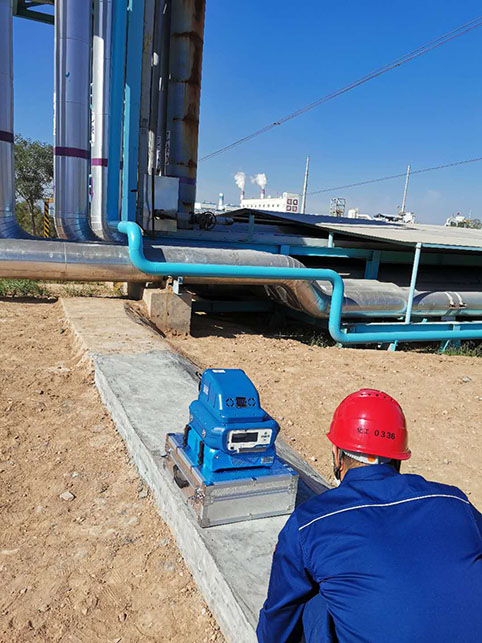 陜西北元化工集團揮發(fā)性有機物現(xiàn)場測試