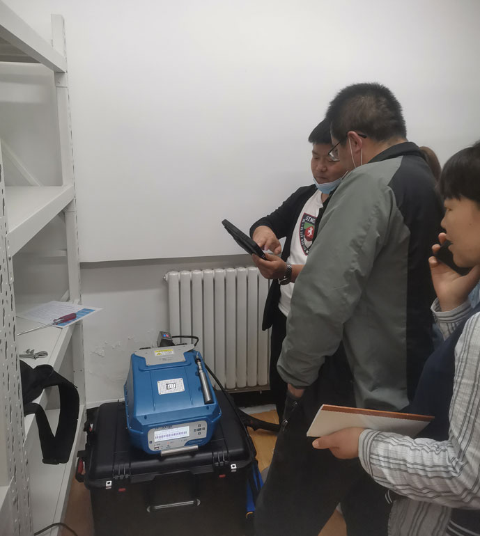 固原市生態(tài)環(huán)境監(jiān)測站PF-300驗(yàn)收培訓(xùn)