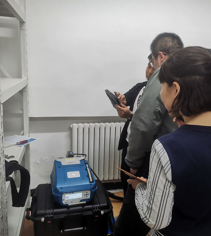 固原市生態(tài)環(huán)境監(jiān)測站PF-300驗(yàn)收培訓(xùn)