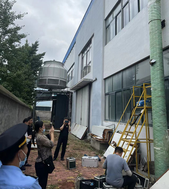 青島力克川液壓機(jī)械有限公司現(xiàn)場(chǎng)測(cè)試